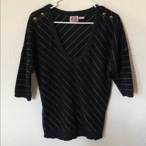 Juicy couture sweater blouse